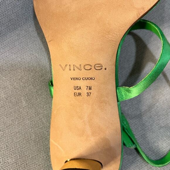 Vince Women's Emerald Green Sandals - Picture 4 of 10